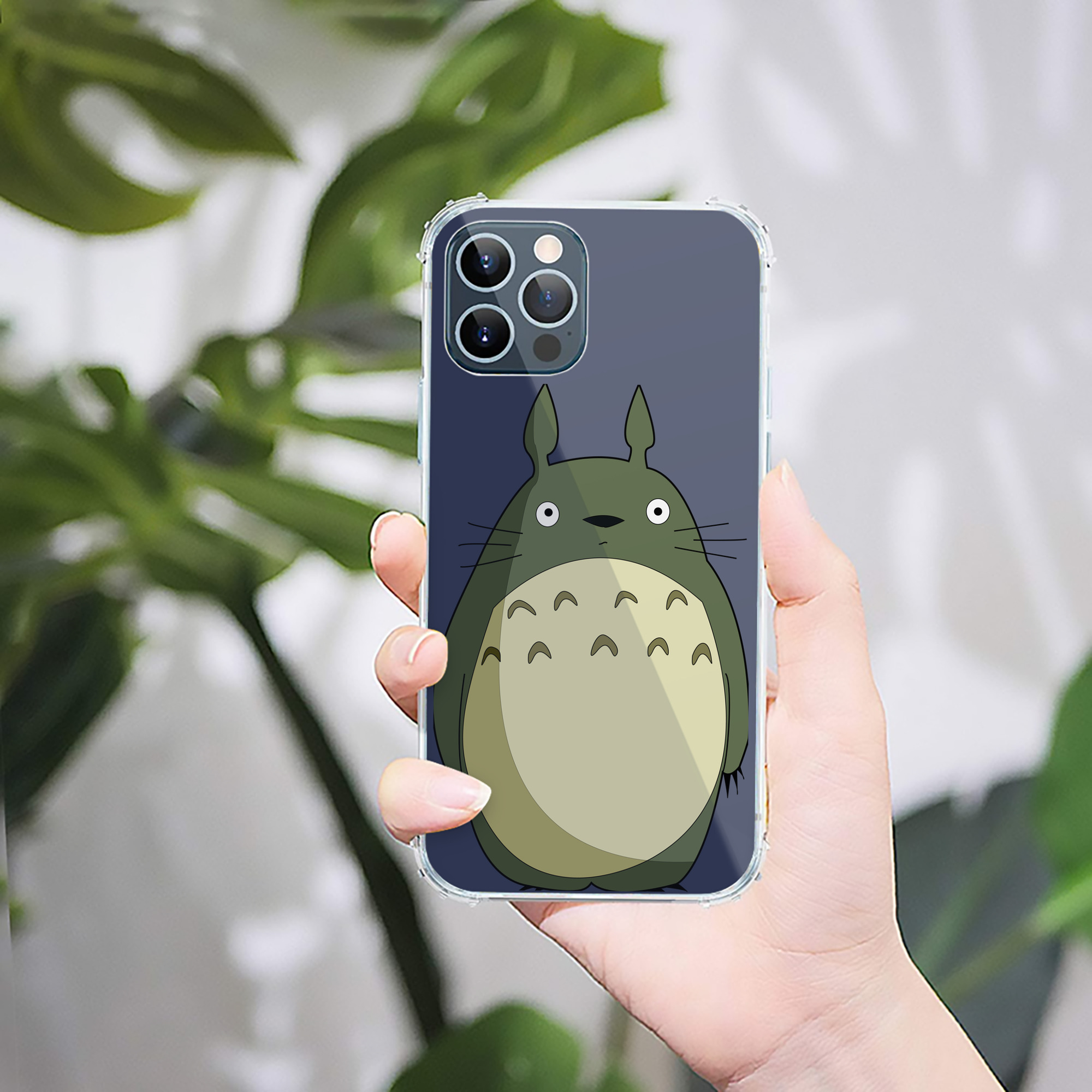 （画像用） となりのトトロ 草壁メイ 草壁サツキ My Neighbor Totoro Satsuki Kusakabe Mei Kusakabe 【iPhone 12シリーズ対応】透明スマホケース（クリアソフトケース）